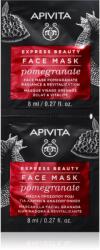 Apivita Express Beauty Pomegranate Revitalizáló és Radiance arcpakolás 2x8 ml