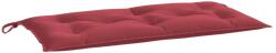 vidaXL bordó oxford szövet kerti padpárna 110 x 50 x 7 cm 361820 (361820)