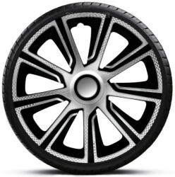 Autonova 15"-os Veron Carbon Silver Black dísztárcsa garnitúra (4darab) (JACKY15122_1)