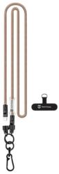 Tactical Wire Snake Type-C / Type-C töltő- és adatkábel 60W 1.2m világosbarna 57983126218 (57983126218)