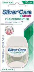 Silver Care Implant fogszabályzó fogselyem, 50 db, Menta ízű (SC1110)