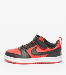 Nike Nike, Court Borough tépőzáras műbőr sneaker, Piros, Fekete, 29.5 EU (DV5457-600-12C)
