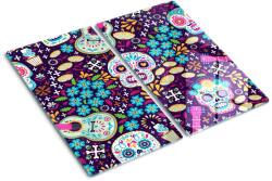 tulup Üveg vágódeszka fényképpel, Tulup, Calaveras, Fekete, 2x30x52 cm, 010010520010000050071 (010010520010000050071)