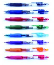 M&G Pix retractabil cu gel M&G, grip cauciuc, 0.7 mm, 12 pixuri/cutie, albastru AGP12371220700H