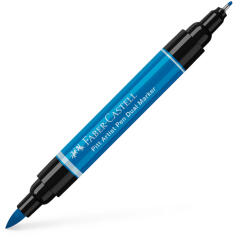 Faber-Castell Pitt artist pen dual marker albastru phtalo 110 Faber-castell - Set 4 (FC162110)