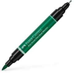 Faber-Castell Pitt artist pen dual marker verde phtalo inchis 264 Faber-castell - Set 4 (FC162164)