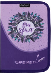 Herlitz Penar echipat cu 1 fermoar si 2 clape Herlitz 400211285, 34 piese, Motiv Free spirit (400211285) Penar