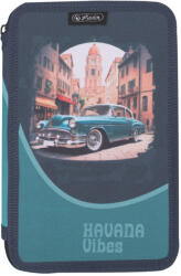 Herlitz Penar neechipat cu 3 fermoare Herlitz 400211295, Motiv Havana (400211295) Penar