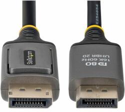 StarTech DisplayPort 2.1 Összekötő Fekete 2m DP21V-2M-DP80-CABLE (DP21V-2M-DP80-CABLE)