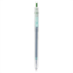 Deli Pix cu gel cu mecanism 0.5mm verde delight Deli - Set 12 (DLEG118-GN)
