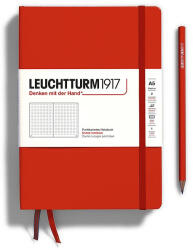 Leuchtturm Caiet a5 punctat coperta rigida rosu inchis Leuchtturm (LT367251)
