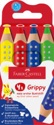 Faber-Castell Creioane colorate xxl 4 culori de baza grippy Faber-castell (FC110701)