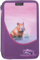 Herlitz Penar neechipat cu 2 fermoare Herlitz 400211287, Motiv Capibara (400211287) Penar