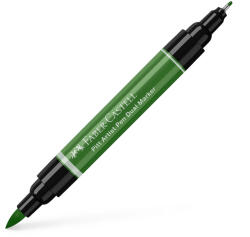 Faber-Castell Pitt artist pen dual marker verde oliv permanent 167 Faber-castell - Set 4 (FC162167)