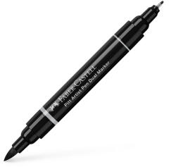 Faber-Castell Pitt artist pen dual marker negru 199 Faber-castell - Set 4 (FC162199)