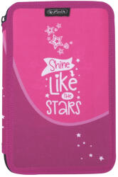 Herlitz Penar neechipat cu 3 fermoare Herlitz 400211298, Motiv Stars (400211298) Penar