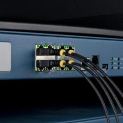 StarTech UTP CAT6A Összekötő Fekete 80cm N6APATUTP34BKS80CM (N6APATUTP34BKS80CM)