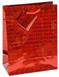 Creative Hologrammos Ajándéktasak - Piros - M - 18x23x10cm