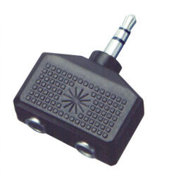 Somogyi Elektronic AC 16X audió átalakító, 3, 5 mm sztereó dugó-2 x 3, 5 mm sztereó alj (SE-AC-16X)