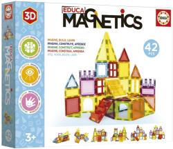 Educa Constructor magnetic Educa - 42 piese (EDU20023) Jucarii de constructii magnetice