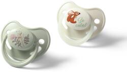 Babyono Suzetă anatomică din silicon Babyono - 6-18 luni, 2 bucăți (5901435417850)