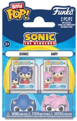 Funko Set mini figurine Funko Bitty POP! Animation: Sonic The Hedgehog - Sonic & Amy Rose (114710) Figurina