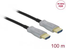 Delock Cablu optic activ Delock HDMI 4K 60 Hz 100 m