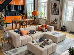  Universelles Eckelement (links - rechts) - Beige