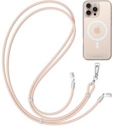 Satechi OntheGo Lanyard, USB-C, 60 W PD, 1, 5 m, Desert Rose, USB-C nyakpánt kábel (ST-LOTGLR)