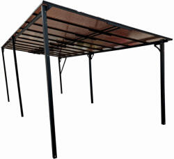  Teraszra/kertbe való pergola acélból és alumíniumból KLUGMEISTER KJF4134, 300x600x250/190 cm