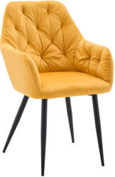  Design fotel, sárga Velvet szövet, VERIO NEW