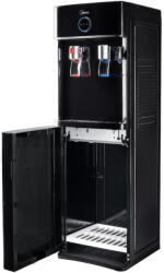 Midea Dozator de apa incarcare superioara YL2436S-B, dozare peste 1.2L/min, rezervor apa rece 2L, rezervor apa calda 0.8L, putere incalzire 420W, putere racire 100W, spatiu de depozitare 35L, bidoane compat