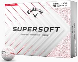 Callaway Mingi de golf Callaway Supersoft 2025 Splatter 360 Red, 12, Supersoft