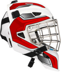 CCM Mască de hochei pe gheață pentru portar Axis F5 CCE White/Red Youth