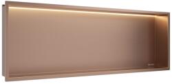 BALNEO Raft incastrat dreptunghiular Balneo Wall-Box One LED cu rama 90x30x10 cm cupru lucios (B0101040109-3)