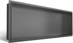 BALNEO Raft incastrat dreptunghiular Balneo Wall-Box No Rim 90x30x10 cm Gun Metal mat fara rama (B0201080306-3)