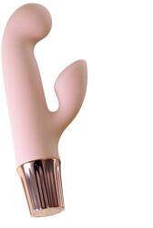 Crushious Vibrator Crushious Mellow Cony Mini Rabbit, 10 Moduri Vibratii, Silicon+ABS, USB, Roz, 13.5 cm Vibrator