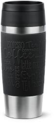 Tefal Termos Tefal Travel Mug Classic N2022010, inox, 0.5 L, 100% etanș, functie Quick Press, argintiu & negru (N2022010)