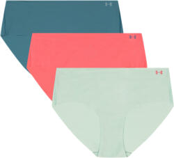 Under Armour Chiloți pentru femei Pure Stretch No Show Hipster - Solid 3Pack Enamel Blue S