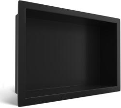 BALNEO Raft incastrat dreptunghiular Balneo Wall-Box One cu rama 30x20x10 cm negru mat (B0101020410-1)