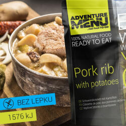 Adventure Menu Свински ребра с картофи 400г