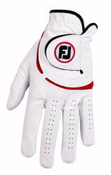 Footjoy Mănuși de golf Footjoy WeatherSof Mens White/Red Mâna stângă, L