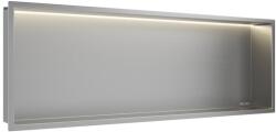 BALNEO Raft incastrat dreptunghiular Balneo Wall-Box One LED cu rama 90x30x10 cm inox (B0101010109-3)