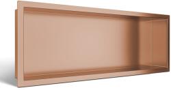 BALNEO Raft incastrat dreptunghiular Balneo Wall-Box One cu rama 60x20x10 cm cupru lucios (B0101040310-3)