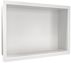 BALNEO Raft incastrat dreptunghiular Balneo Wall-Box One cu rama 30x20x10 cm alb mat (B0101050210-1)