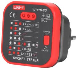 UNI-T Tester de prize cu funcția de testare a dispozitivelor de protecție la curent Uni-T UT07B-EU (L-MIE0271)