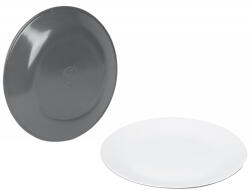Bo-Camp Dinner plate Two tone - 4 buc. Culoare: gri (6181512)