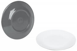 Bo-Camp Breakfast plate Two tone - 4 buc. Culoare: gri (6181511)
