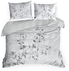 Eurofirany Eliza elegáns pamutszatén ágynemű Világosszürke 220x200 cm - 70x80 cm 2db - pepita