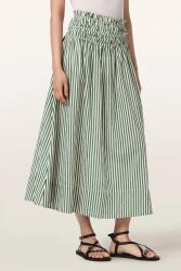 AllSaints fustă maxi din bumbac KALI 9BY2-SDDZZO_76X (W099RE)